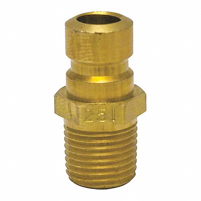 Plug 1/4 1/8 MPT Brass