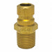 Plug 1/4 1/8 MPT Brass