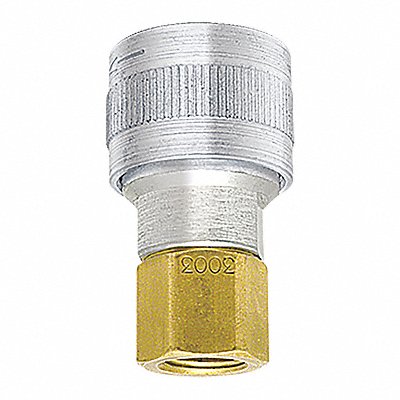 Auto Socket 1/4 FPT Alum/Steel/Brass