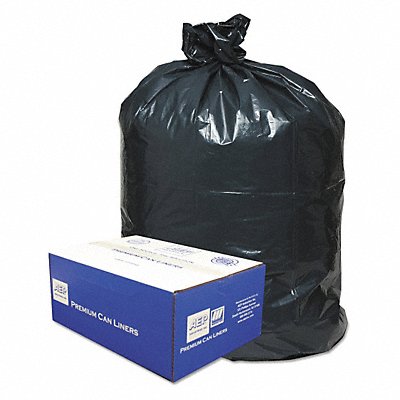 Trash Can Liner 31-33gal. Black PK250