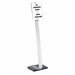 Sign Floor Stand 8.5x11 Aluminum