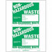 Laser Non-Hazardous Waste Label PK25