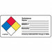 NFPA Write-On Substance Name Label PK500