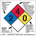 NFPA Standard Label 2 x2 Vinyl PK500