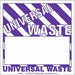 Universal Waste Label Unruld Vinyl PK100