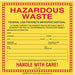 Standard Waste Label 6 x6 PK100