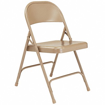 Folding Chair Steel Beige PK4