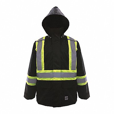 Jacket Hi-Vis Class 1 150D Black 2XL