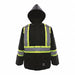 Jacket Hi-Vis Class 1 150D Black 2XL