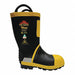 Fire Boot Felt Lined Yllw/Blk Size 11 PR