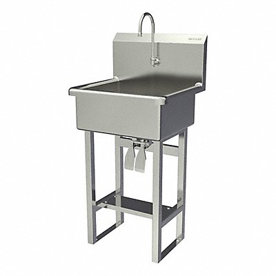 Freestanding Wash Stations with Faucets