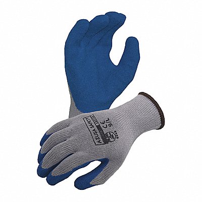 Gloves Crinkle Latex Coated L PR