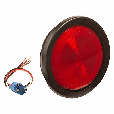 Stop/Turn/Tail Light Oval Red 6-1/4 L