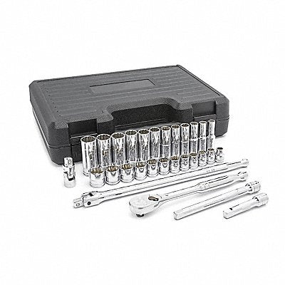 Mechancs Tool Set 29 pcs. 3/8 Dr 12 pt.