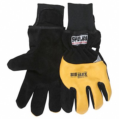 Firefighter Gloves Black/Yellow S PR