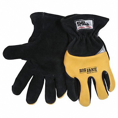 Firefighter Gloves Black/Yellow XL PR