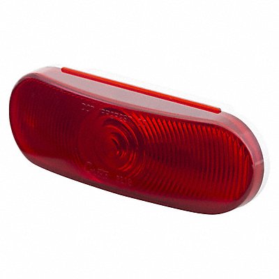 Stop/Turn/Tail Light Oval Red 6-1/4 L