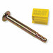 Bolt Seals Yellow Plastic PK100