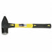 Cross Peen Hammer 15-3/4 L Yellow Handle