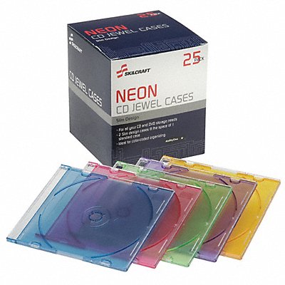 CD/DVD Slim Case Capacity 1 PK25