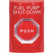 Fuel Pump Shutdown Push Button Red Color