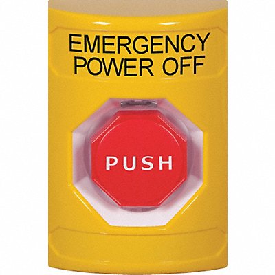 Emergency Power Off Push Button Painted