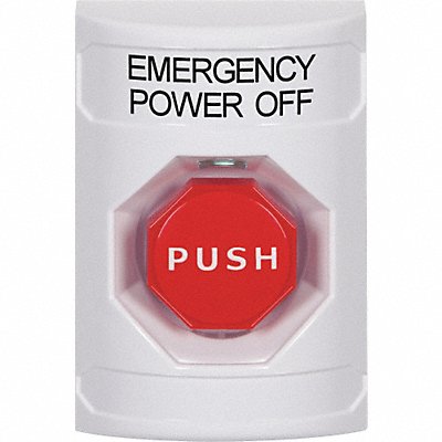 Emergency Power Off Push Button SPDT