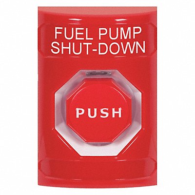 Fuel Pump Shutdown Push Button Red Color