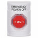 Emergency Power Off Push Button White