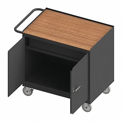 Mobile Cabinet Bench Hardboard 36 W 24 D