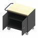 Mobile Cabinet Bench Maple 36 W 24 D