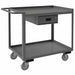 Mobile Wrkstion Steel 36 L 24 W 2 Shelf