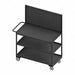 Mobile Wrkstion Steel 48 L 24 W 3 Shelf