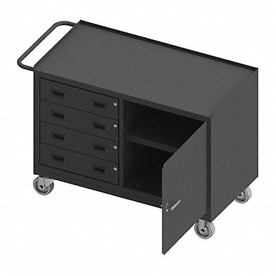 Mobile Cabinet Bench Steel 48 W 24 D