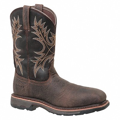 J5224 Western Boot D 10 Brown PR