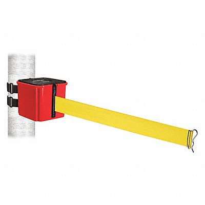 Belt Barrier Yellow Belt 15ft Belt L Red