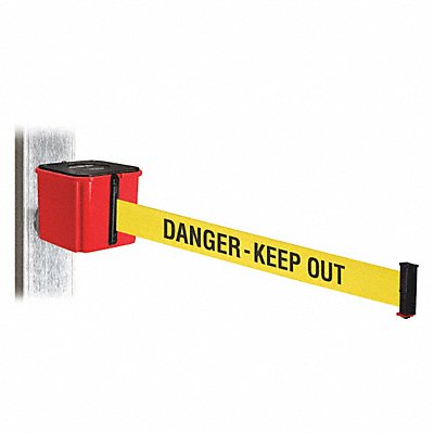 Belt Barrier 4-1/4 H Danger Keep Out