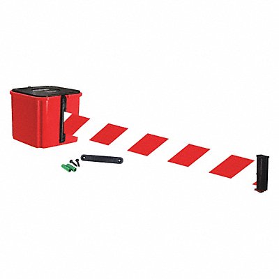 Belt Barrier Red/White Striped Belt 4 H