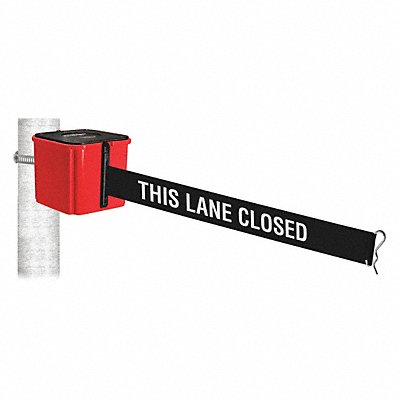 Belt Barrier 4 H Black/White Text Belt