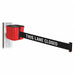 Belt Barrier 4-1/4 H Blk/White Text Belt