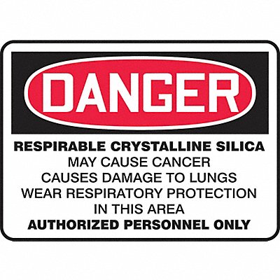 Safety Sign 14 inx20 in Plastic