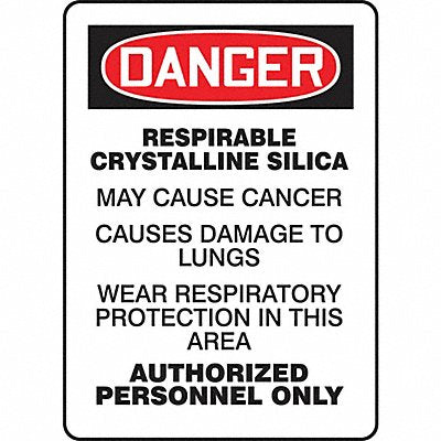 Safety Sign 14 inx10 in Vinyl