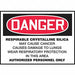 Safety Label 5 in x 7 in Dura Vinyl