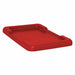 Lid Red Polypropylene 25 1/8 in