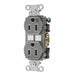 Receptacle Gry 15A 125VAC Duplex Outlet