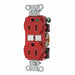 Receptacle Red 15A 125VAC Duplex Outlet