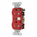 Receptacle Red 125VAC Tamper Resistant
