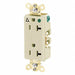 Receptacle Ivory 20A 3 Wires Flush Mount
