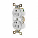 Receptacle White 15A Isolated Ground