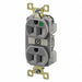 Receptacle Gray 15A 125VAC Illuminated